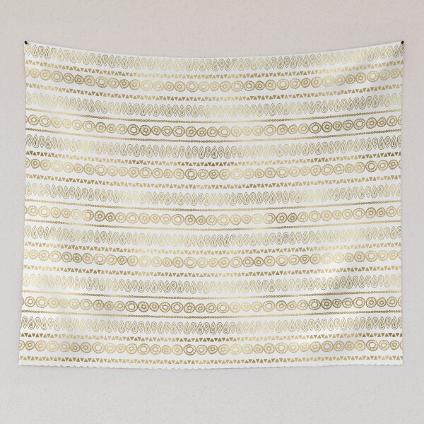 Item preview, Bohemian gold and white design designed and sold by AnnieHochmann.