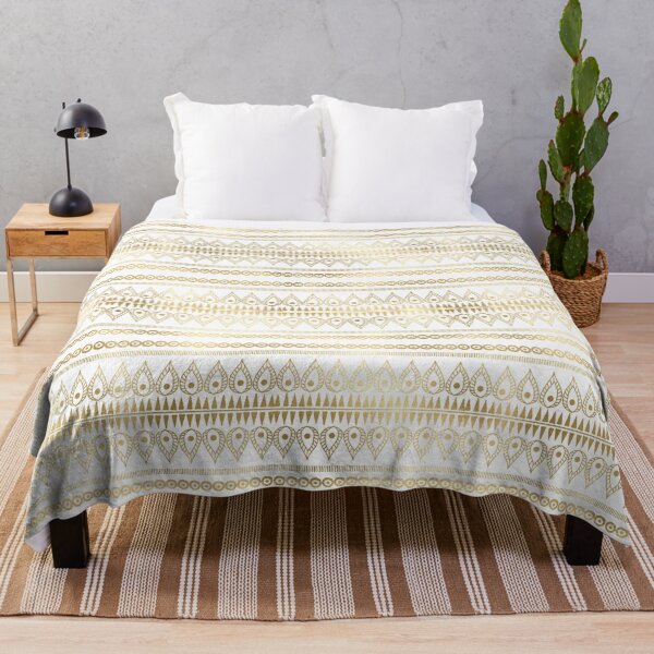 Item preview, Bohemian gold and white design designed and sold by AnnieHochmann.