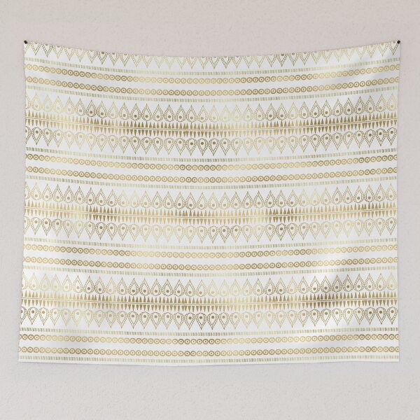Item preview, Bohemian gold and white design designed and sold by AnnieHochmann.