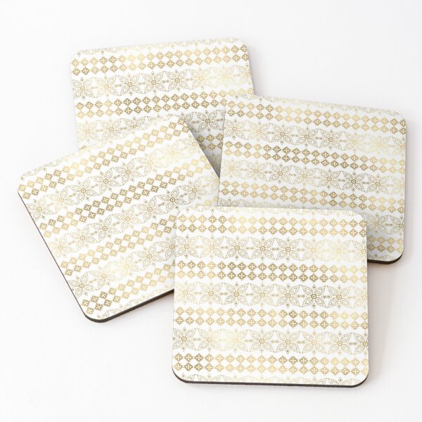 Item preview, Gold and white Bohemian sunflower design designed and sold by AnnieHochmann.