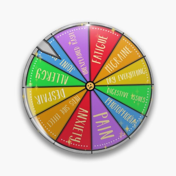 Item preview, Wheel of Misfortune! Symptom roulette is super fun! designed and sold by MahliQuinn.