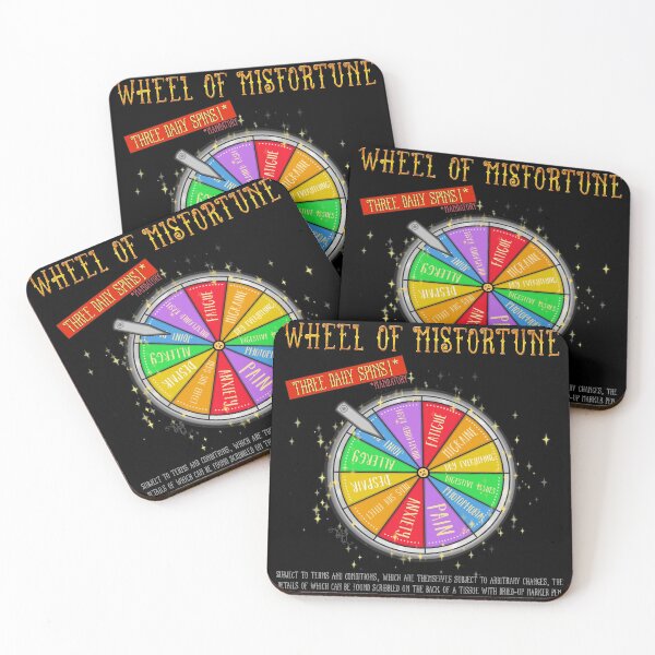 Item preview, Wheel of Misfortune! Symptom roulette is super fun! designed and sold by MahliQuinn.