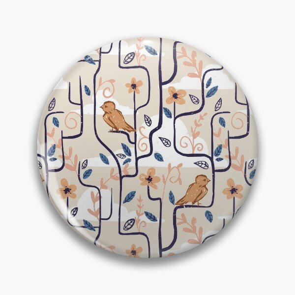 Item preview, Birds and Leaves - Seamless Pattern designed and sold by kimcarlika.