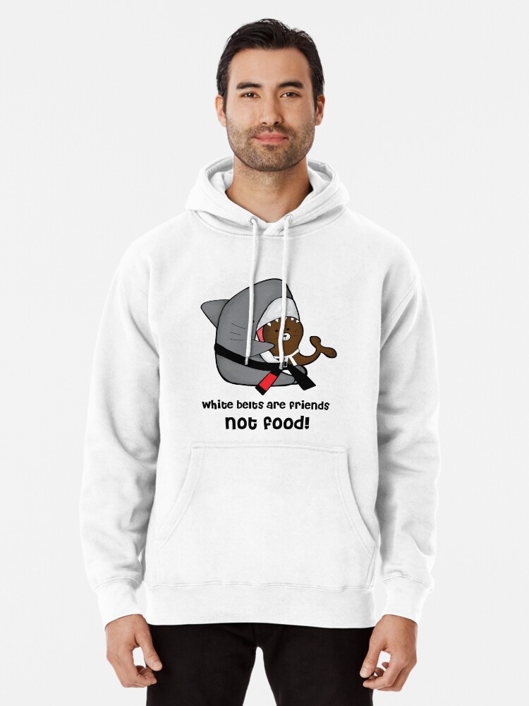 White belts are friends, not food! Funny BJJ Design
