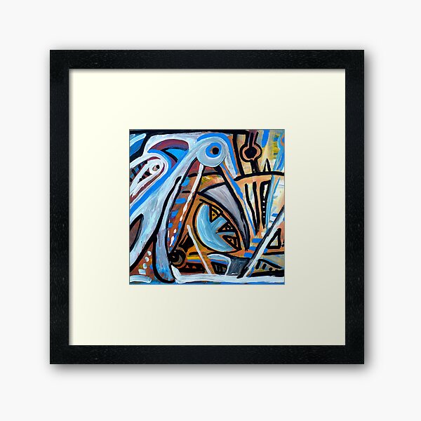Großer Vogel Gerahmter Kunstdruck