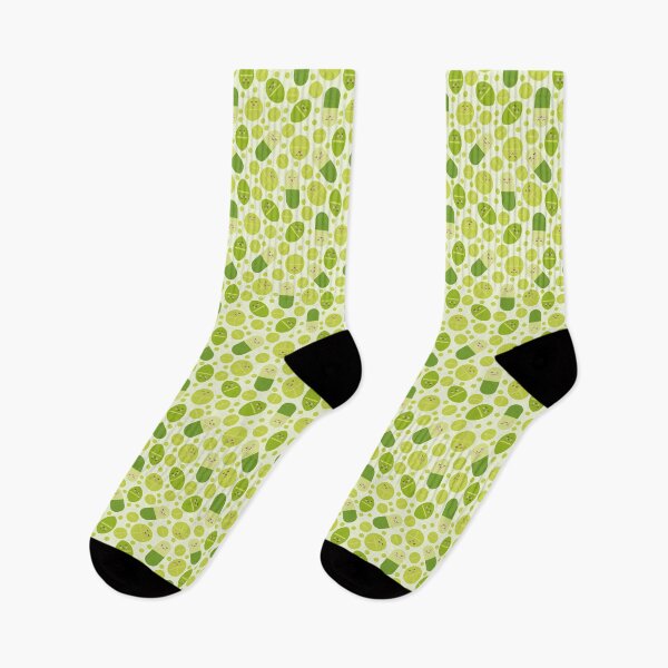 Item preview, Green happy pills pattern designed and sold by Eenig.
