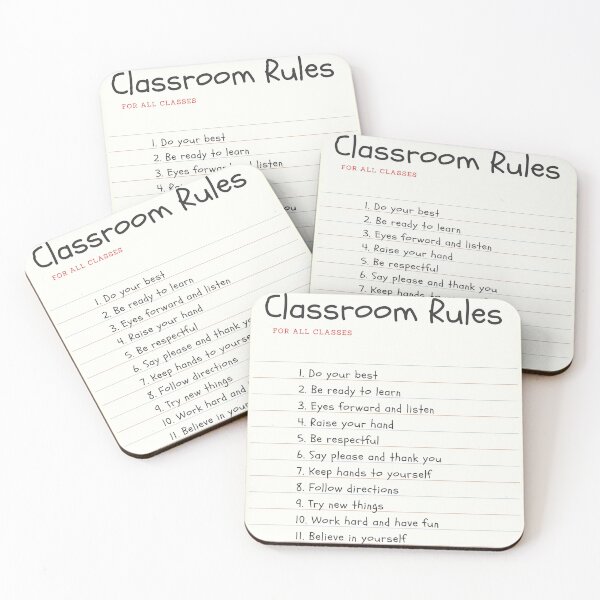 Item preview, Class room rules  designed and sold by mewsis.