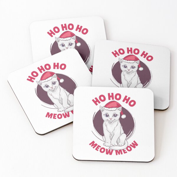 Item preview, Ho HO HO merry christmas cat designed and sold by Momentfaenger.