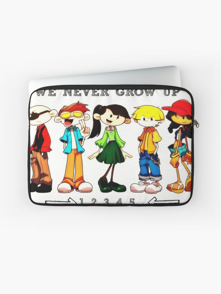 Kids Next Door We Never Grow Up Laptop Sleeve By Pikachufan1336