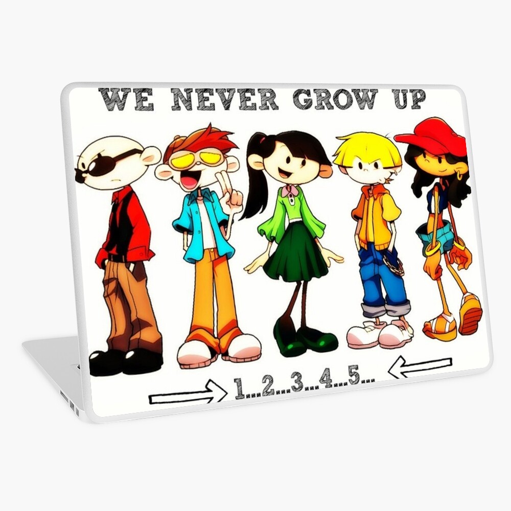 Kids Next Door We Never Grow Up Laptop Skin By Pikachufan1336