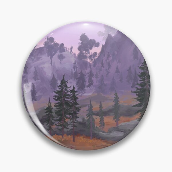Item preview, Fantasy Forest Scenery Magical Mountains Skyrim designed and sold by lunalavandula.
