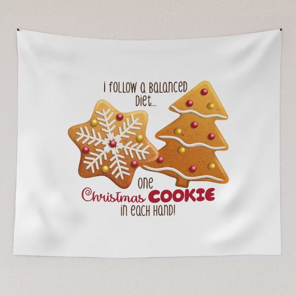 Item preview, Balanced Diet...Christmas Cookies! designed and sold by PawsitiveMum.