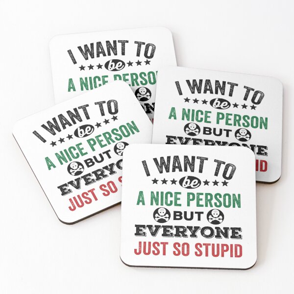Item preview, I Want To Be A Nice Person Grinch designed and sold by Avgeek21.