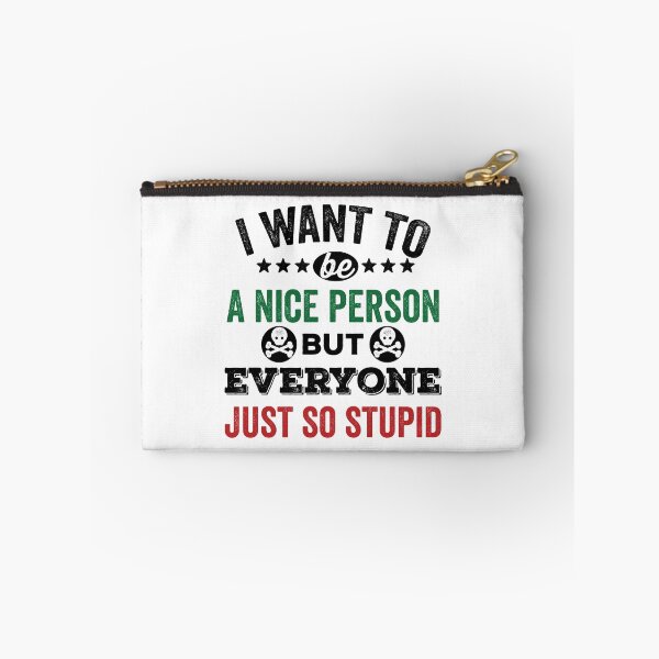 Item preview, I Want To Be A Nice Person Grinch designed and sold by Avgeek21.