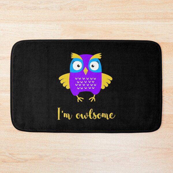 Item preview, I'm awesome - I'm owlsome - an awesome owl designed and sold by SeaAndLight.