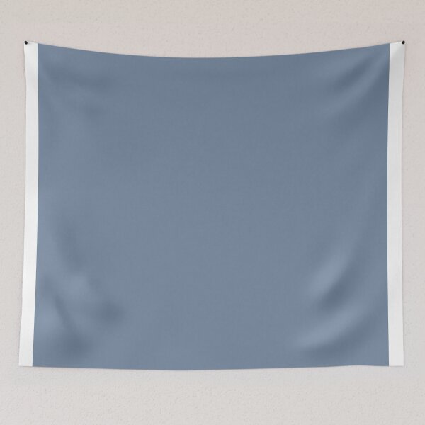 Item preview, Dark Grey Blue Solid Color designed and sold by NECHSTORE.