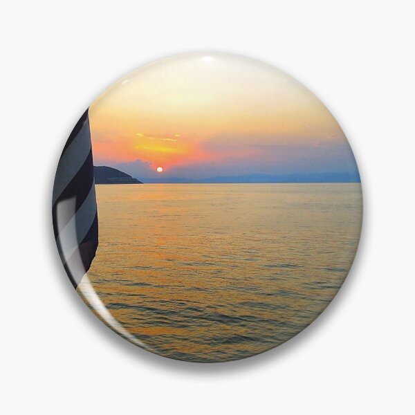 Item preview, GREEK SUNSET AND FLAG. designed and sold by ronsaunders47.