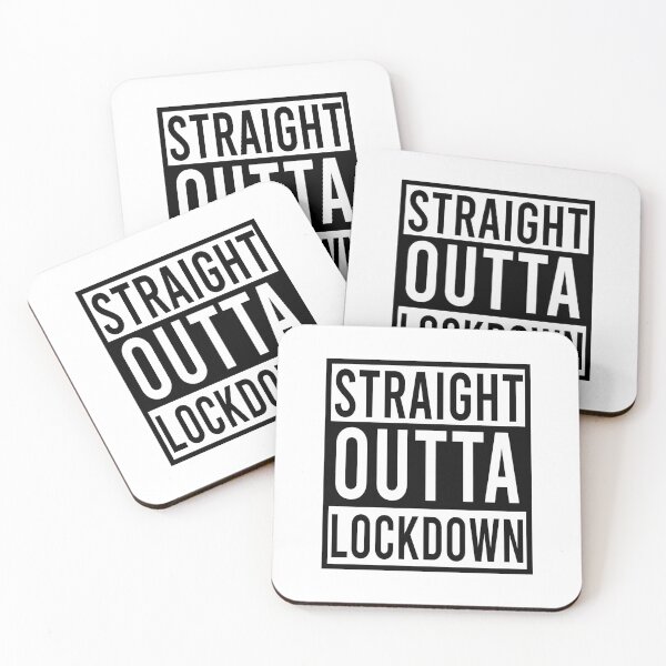 Artikelvorschau, Straight Outta Lockdown entworfen und verkauft von HeyFellowKids.