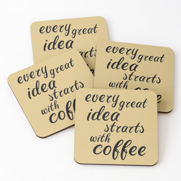 Item preview, every great idea starts with coffee designed and sold by PaulS34.
