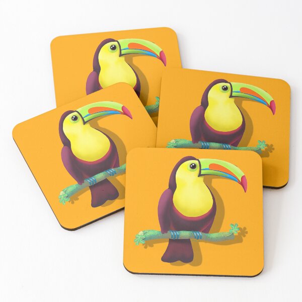 Item preview, Toucan 2 - cartoon style drawing designed and sold by Julia Rudens.