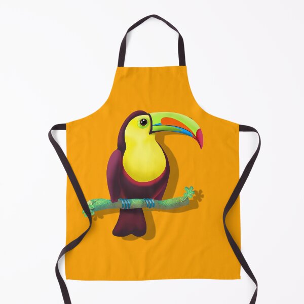 Item preview, Toucan 2 - cartoon style drawing designed and sold by Julia Rudens.