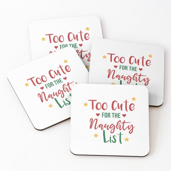 Item preview, Too Cute for The Naughty List Naughty Nice designed and sold by Avgeek21.