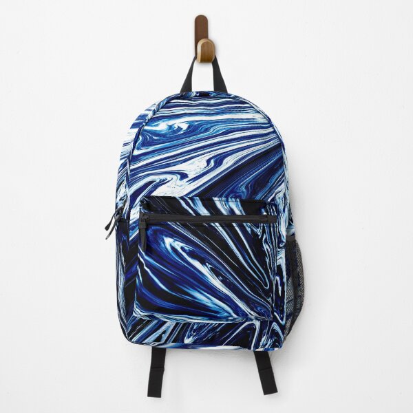 Item preview, Abstract Dark Blue Marbling liquid art designed and sold by Butterfly-Dream.