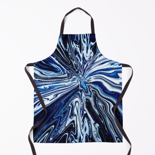 Item preview, Abstract Dark Blue Marbling liquid art designed and sold by Butterfly-Dream.