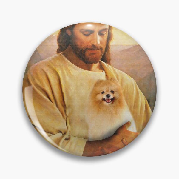Artikelvorschau, pommerscher Hund und Jesus-Liebhaber entworfen und verkauft von abiabo.