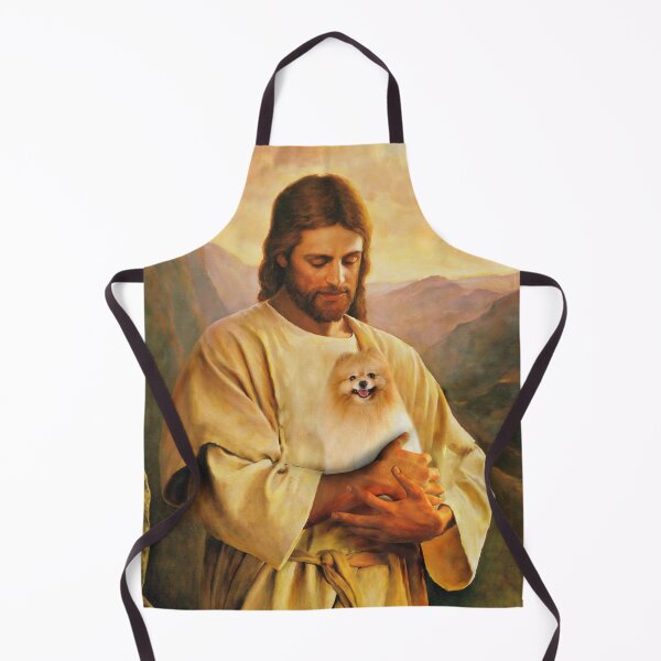 Item preview, pomeranian dog and jesus lover designed and sold by abiabo.