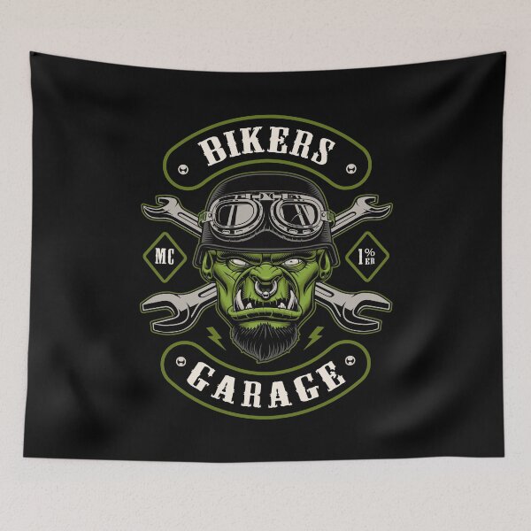 Item preview, Bikers Garage designed and sold by LivingKreative.