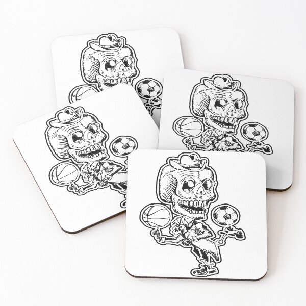 Item preview, Scary and Beautiful Skeleton Playing Football and Basketball designed and sold by Shekevara.