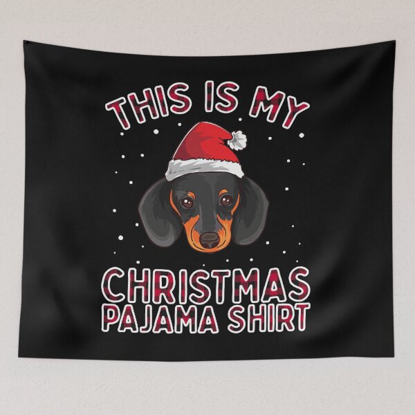 Item preview, This Is My Christmas Pajama Shirt Dachshund Lover Dog Gift designed and sold by VDKMerch.
