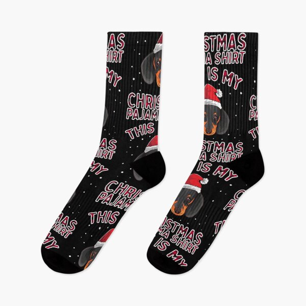 Item preview, This Is My Christmas Pajama Shirt Dachshund Lover Dog Gift designed and sold by VDKMerch.