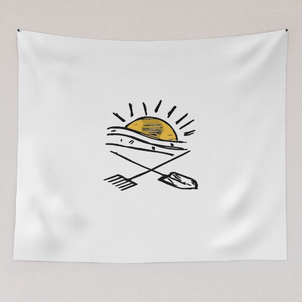 Item preview, garden tool sunset black designed and sold by frankuffmann.
