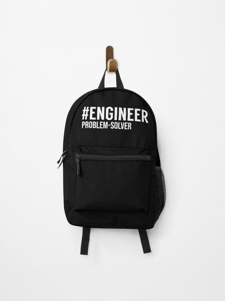 Thumbnail 1 of 3, Backpack, Hashtag Engineer Problem-Solver designed and sold by MSA-42.