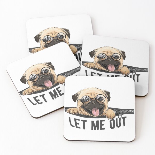 Item preview, Pug Lover Humor - Let me out designed and sold by Maful.