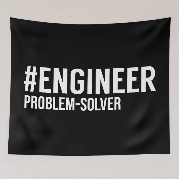 Item preview, Hashtag Engineer Problem-Solver designed and sold by MSA-42.