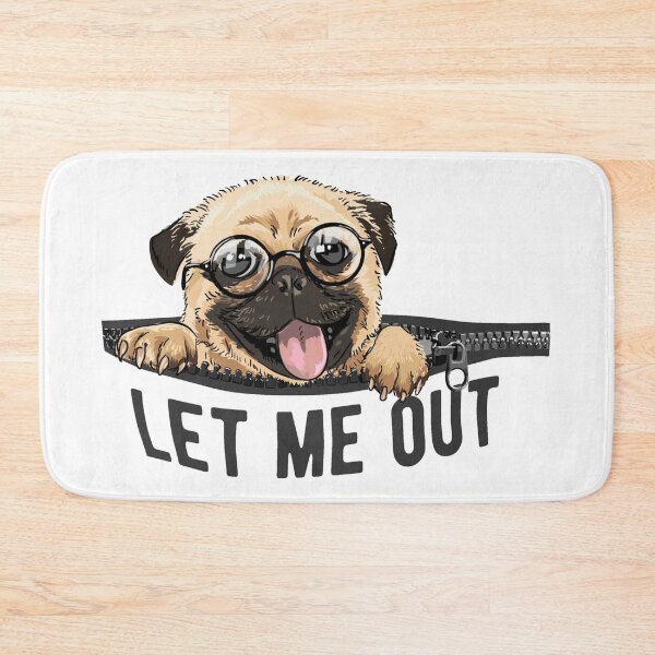 Item preview, Pug Lover Humor - Let me out designed and sold by Maful.
