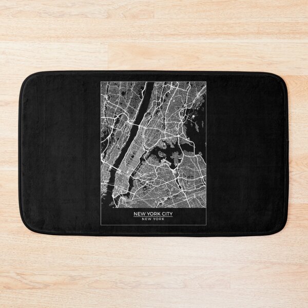 Item preview, New York City, New York Map Art (Black) designed and sold by HawkstoneDesign.