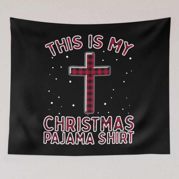 Item preview, This Is My Christmas Pajama Shirt Red Plaid Christian Gifts designed and sold by VDKMerch.