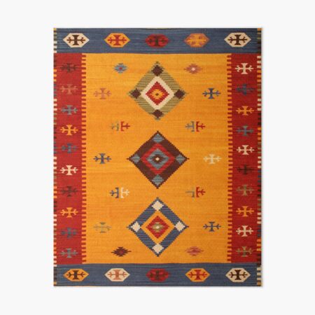 Heritage Colored Traditional Bohemian Moroccan Style Art Board Print