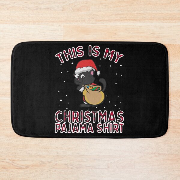 Item preview, This Is My Christmas Pajama Shirt Cat Lover Funny Xmas Gift designed and sold by VDKMerch.
