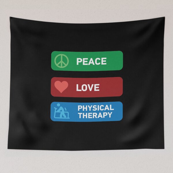 Item preview, Peace Love Physical therapy designed and sold by gpsapparel.