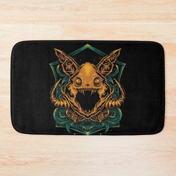 Item preview, Cat monster with flower background designed and sold by Dimensiluar.