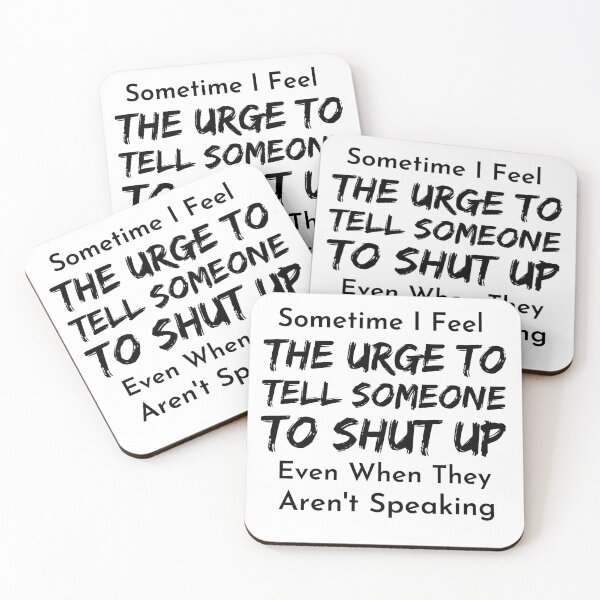 Item preview, Shut Up Please designed and sold by Joy Poddar.