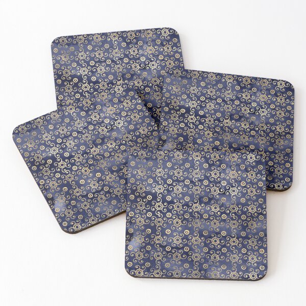 Item preview, Gold and blue Bohemian design designed and sold by AnnieHochmann.