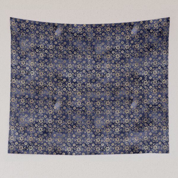 Item preview, Gold and blue Bohemian design designed and sold by AnnieHochmann.