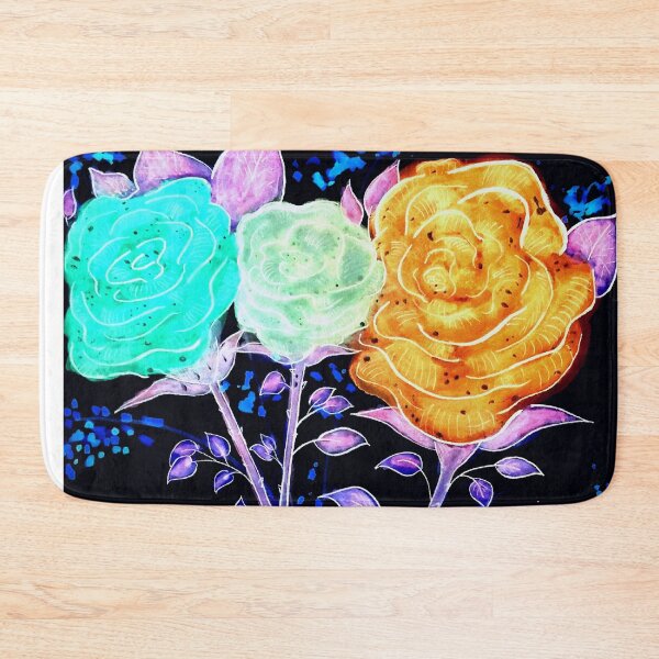 Item preview, Bright Floral roses painting designed and sold by horseaddicted.