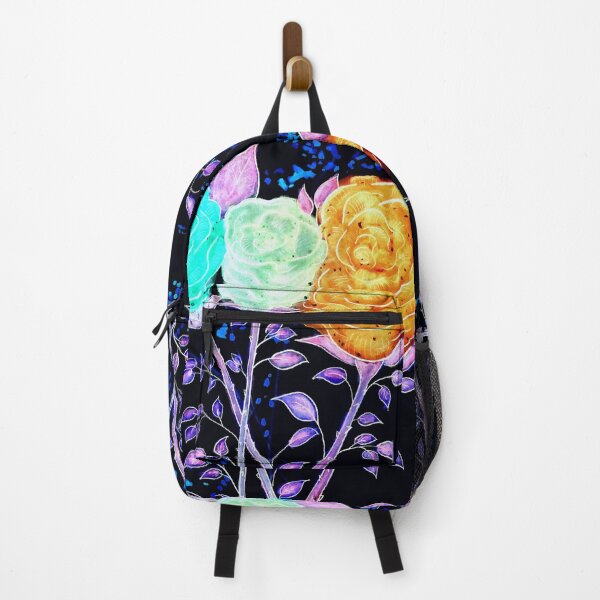 Item preview, Bright Floral roses painting designed and sold by horseaddicted.